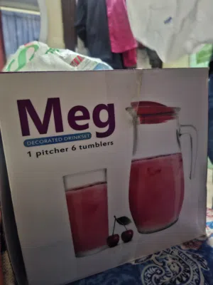 Meg Glass & Jug Set For Sale