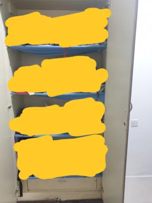 Spacious wardrobe
