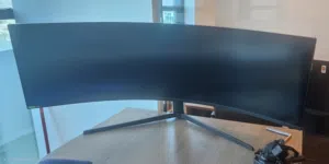 Samsung wide curved video screen