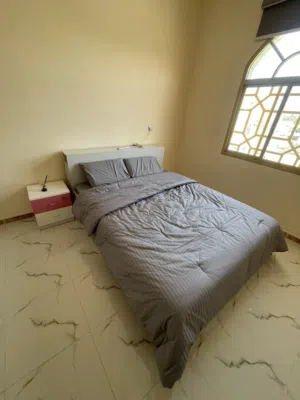 Bedroom furniture (bed, dresser, cloth hanger)