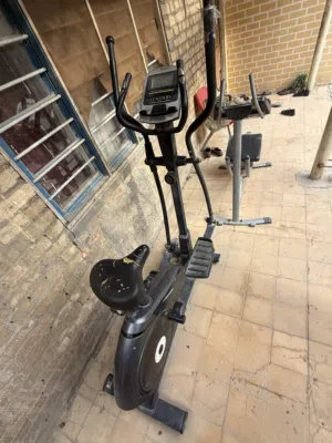 جهاز كروس بايسكل + جهاز تمارين معدة