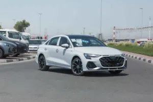Audi A3 1.5T 35 TFSI S-Tronic Sedan ( White & Tan )