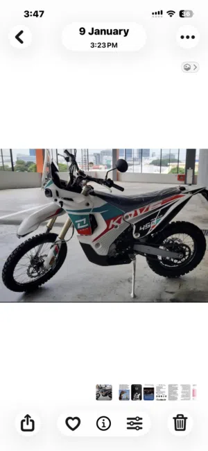 KOVE 450 Rally new
