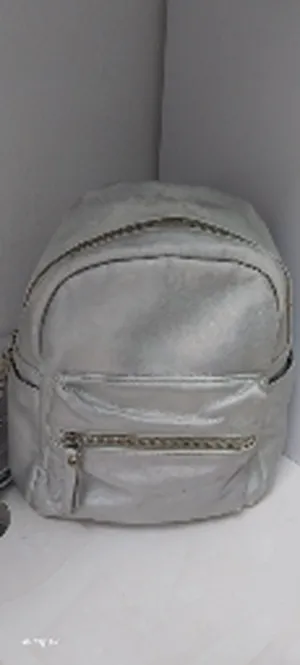silver cute shiney kids bag