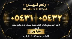 رقم مميز للبيع