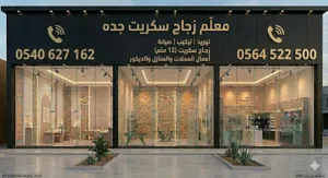 زجاج سكريت توريد تركيب صيانة