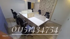 Workstation (خليه عمل ) خشب mdf اسبانى مستورد عالى الجوده