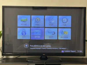 LG 55 بحالة ممتازه