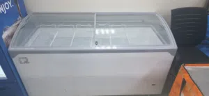 Commercial Glass Top Freezer - Excellent Condition