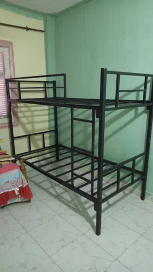 سرير حديد بدورين بملل والسلم والحاجز Furniture oh
