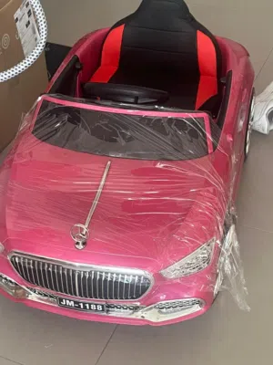 Pink colour kids Mercedes Benz car for sale 70bd negotiable