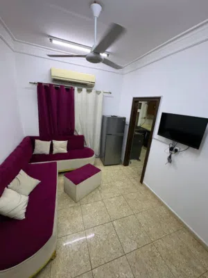 Furnished apartment for rent in Al Ghubra South, opposite Sultan Qaboos Sports Complex