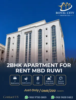 2BHK Flat for Rent in MBD Ruwi