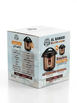 Al Bawadi 8L Electric Pressure Cooker – Smart Multi-Function Cooker with Digital Control  Urgent