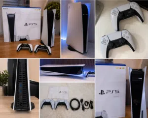 سوني 5 نظيف جداً + يدين + ألعاب استخدام خفيف
