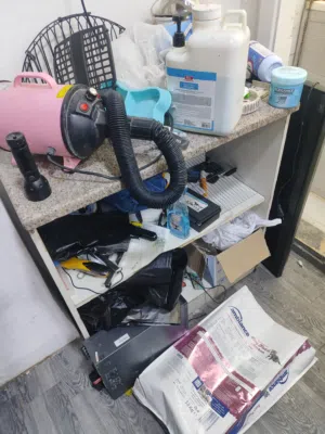 اقفاص قطط وكلاب عدد6 وبوكسات قطط