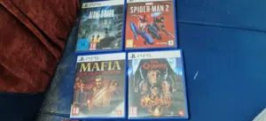 4 العاب بلاستيشن 5 للبيع ب 95 دينار بحاله الجديد