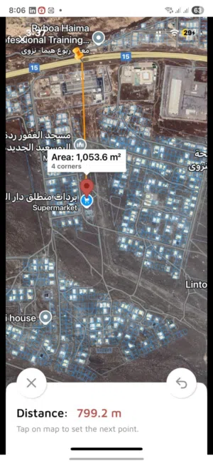 ارض تجارية مساحة كبيرة ردة البوسعيد