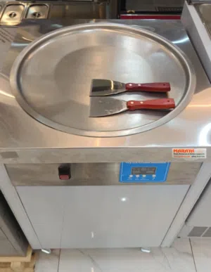 Rolled, Flat Pan, Fried, Ice Cream Machine