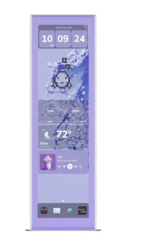 Hyte y70 touch Taro Milk screen