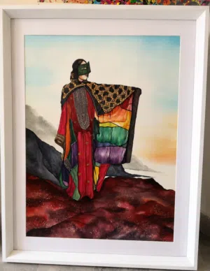 Red Dream – Original Watercolor Painting