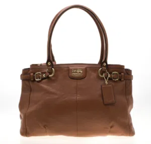 coach leather shoulder bag used