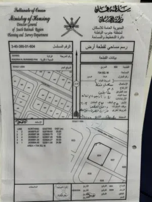 Residential Land for Sale in Al Batinah Suwaiq