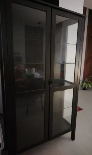 Ikea glass cabinet