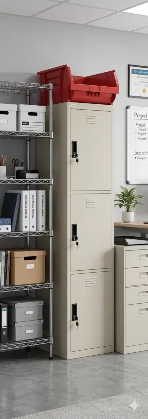 Steel cabinet 3 door  - new