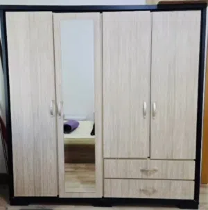 Four door cupboard