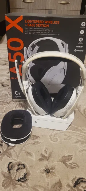 للبيع سماعة الألعاب اللاسلكية Astro A50X Headset (اللون الأبيض)
