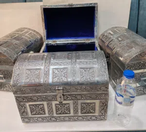 خزائن تقليدية (مندوس) نحاس مطلي فضه
