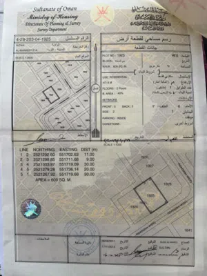 أرض مستوية بموقع مميز بالمعيمير