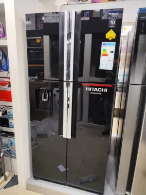 عرض نااار على ثلاجة هيتاشي 4 ابواب سوكريت اسود رقم الموديل R-W800PJ7