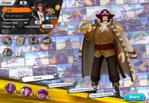 حساب ون بيس باونتي راش أسطوري