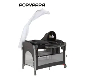 سرير أطفال شبه جديد مع ملحقاته كاملة – استخدام أسبوعين فقط