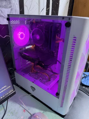 بيسي قيمنق متكامل (Ryzen 7 + GTX 1660) نظيف جداً مع الملحقات