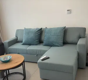 Sofa bed - Ikea - grey/turquoise