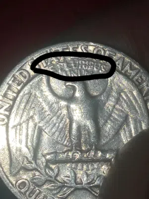 ربع دولار فضي 1954 خطأ