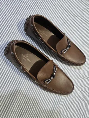 Louis Vuitton Epi Leather Braided Knot Driving Loafer