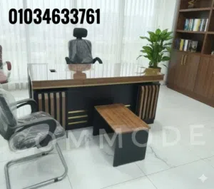 طقم ادراي مكتب مدير مودرن خشب اكليريك  لامع مستورد مكاتب مديرين اثاث مكتبي office manager modern