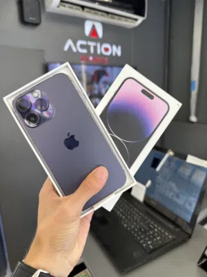 iphone 14 pro max 256gb used شرق اوسط مستخدم بحالة الوكالة مع كرتونتو بطارية 86%