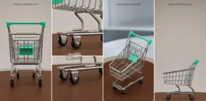 عربة تسوق مصغرة (Mini Shopping Cart) - ديكور مكتبي وعملي أنيق