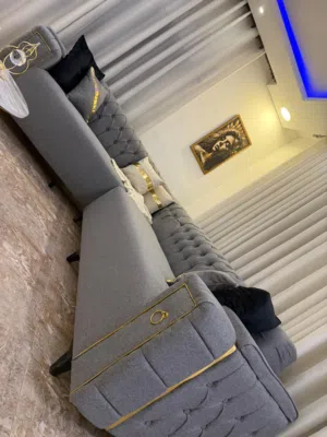 طقم كورنر 9 مقاعد لون سكني