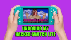 ننتندو سويتش لايت معدل مع 3000 لعبة Nintendo Switch Lite