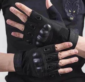 قفاز نص اصبع عظم مح مسارات حماية اصابع