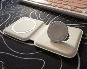 شاحن وايرلس APPLE للساعة والأيفون السماعة ( أصلي )