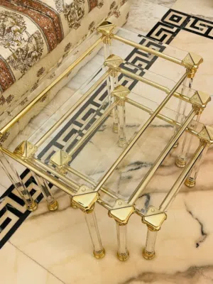 طاولات ضيافة كرستال فاخرة (أصلية)