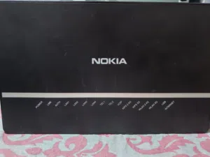 راوتر نوكيا شبه جديد يشتغل فايبر وعادي وموزع لتغطيه الشقه بشبكه wifi شبه جديد الله يبارك لصاحب النصي