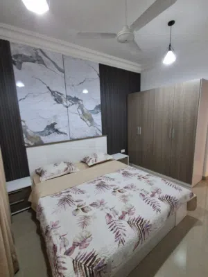 Bousher Al Maha 1bhk fully furnished for rent بوشر شارع المها شقه غرفه وصاله مفروشه فرش جديد للإيجار